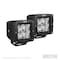 Westin Automotive SET OF(2)3.2 IN. X 3 IN. 5W CREE FLOOD BEAM BLACK HYPERQ LED AUXILIARY LIGHT 09-12200B-PR - alternate 5
